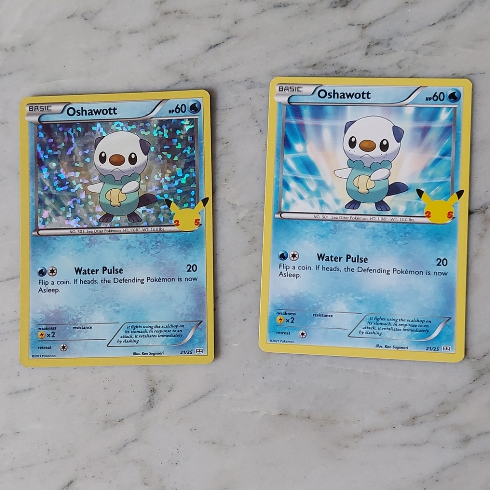 Oshawott Pokemon cardd